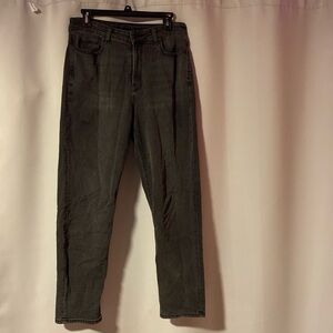 american eagle size 8 black stretch jeans